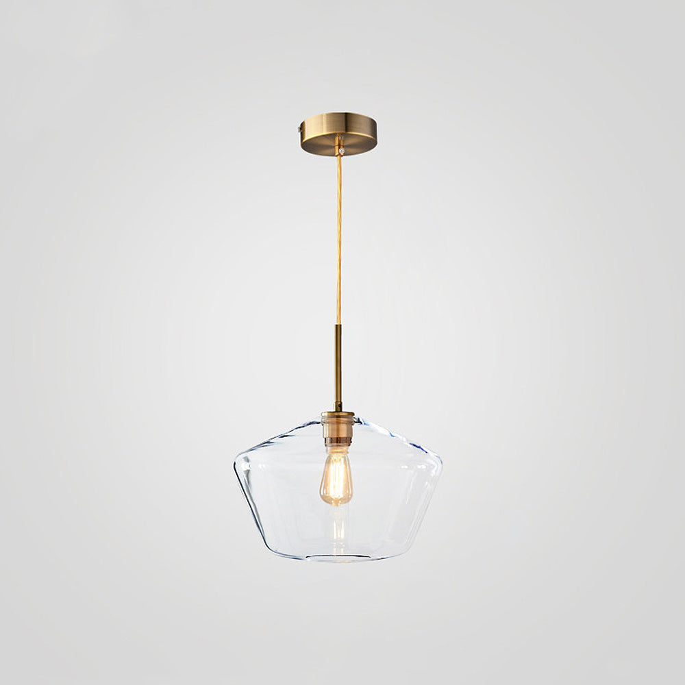 Geometric Shade Pendant Light in Modern Industrial Style