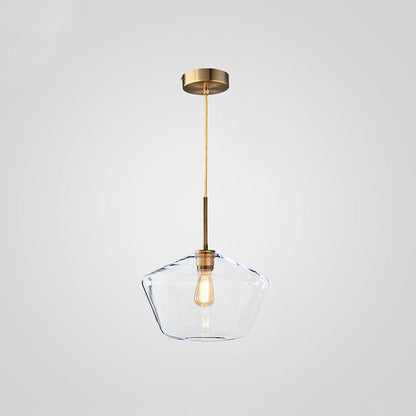Geometric Shade Pendant Light in Modern Industrial Style