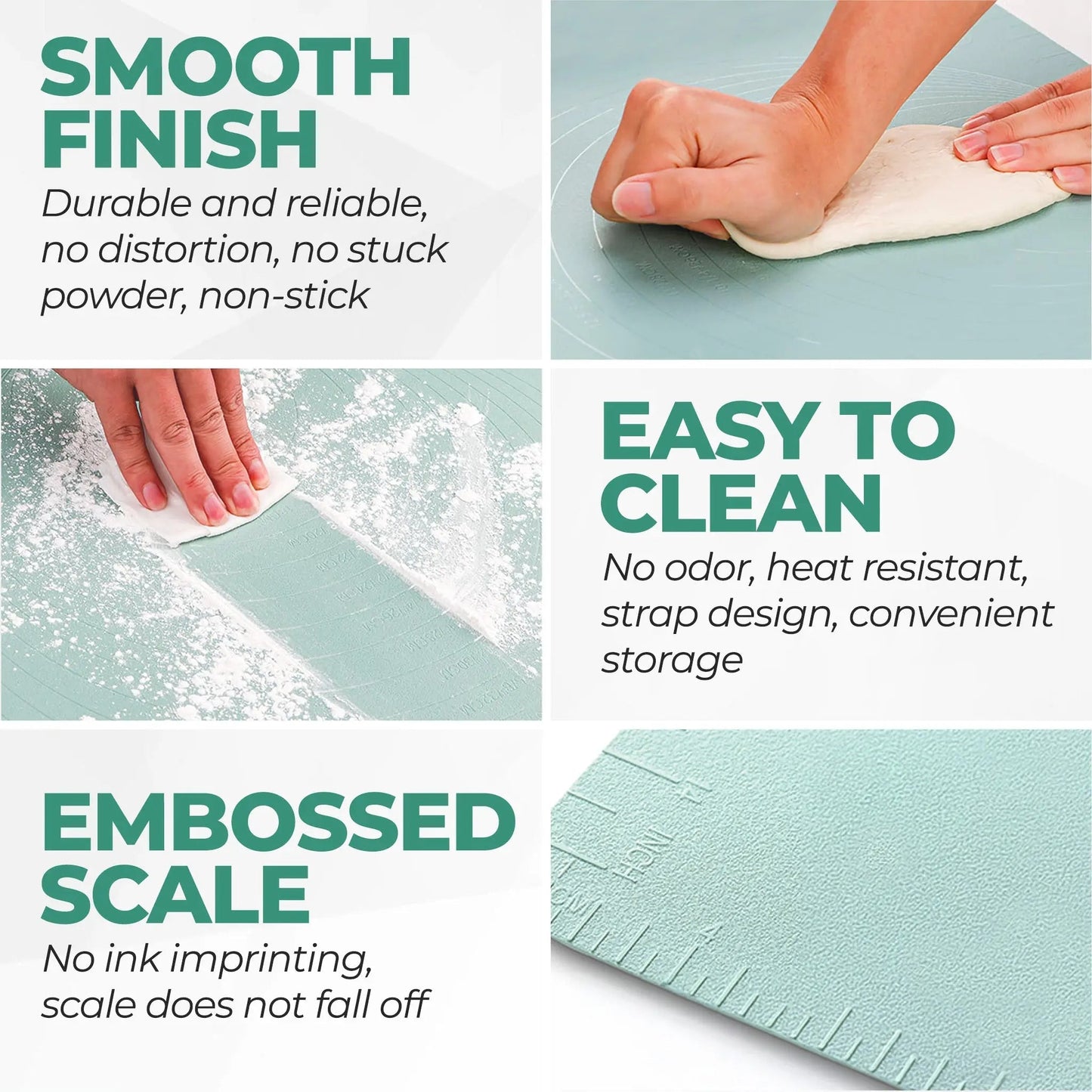 Extra-Large Nonstick Silicone Baking Mat – 22 x 15 Inches