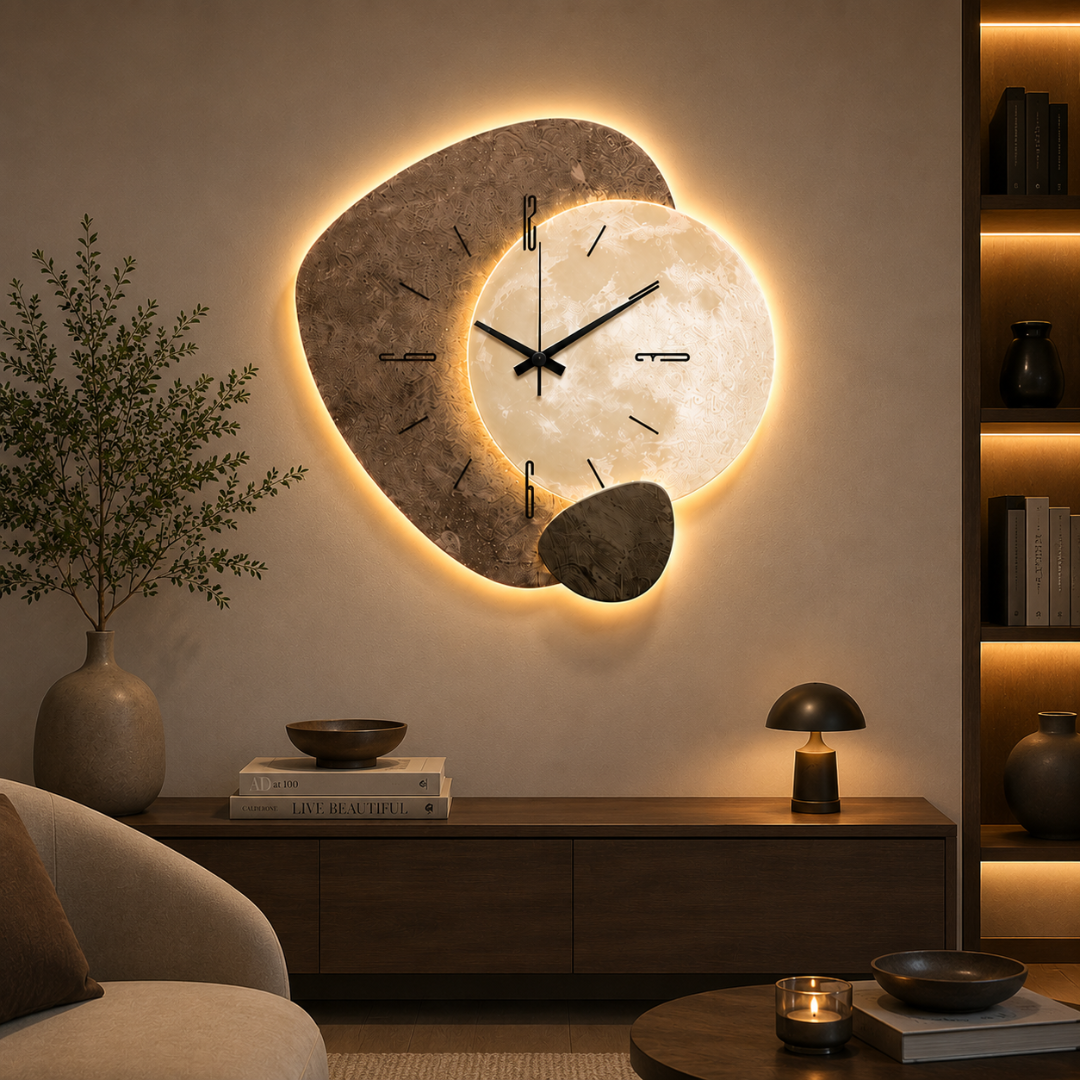 Scandinavian-Inspired Wall Clock for Home Decoration
