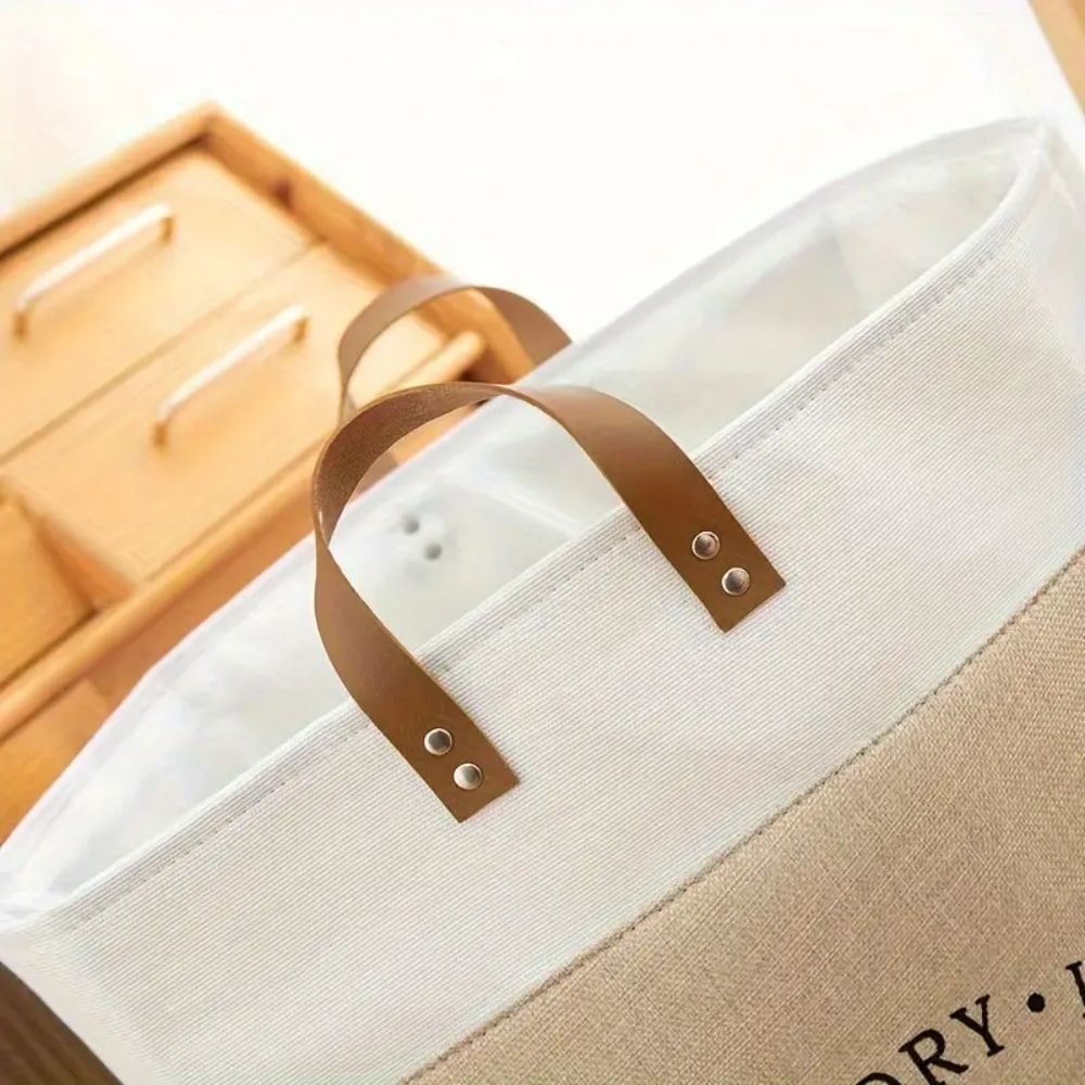 Space-Saving Laundry Basket with Handles for Neat Organization