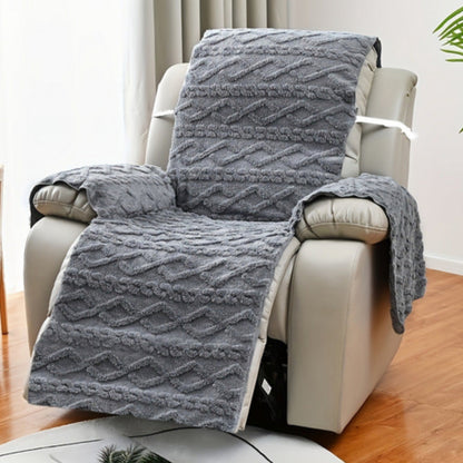 Diamond Patterned Quilted Slipcover for Recliners – Stylish Protection