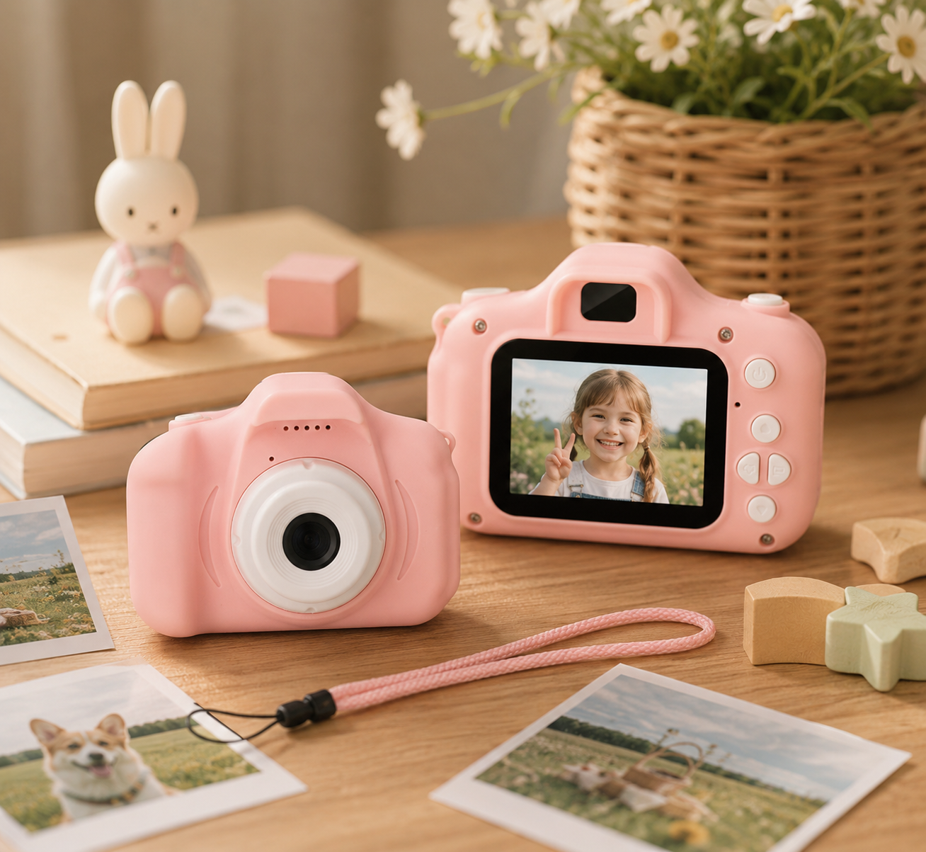 Retro Point and Shoot Camera for Kids, 1080P Video, 2.0 inch IPS, 13MP