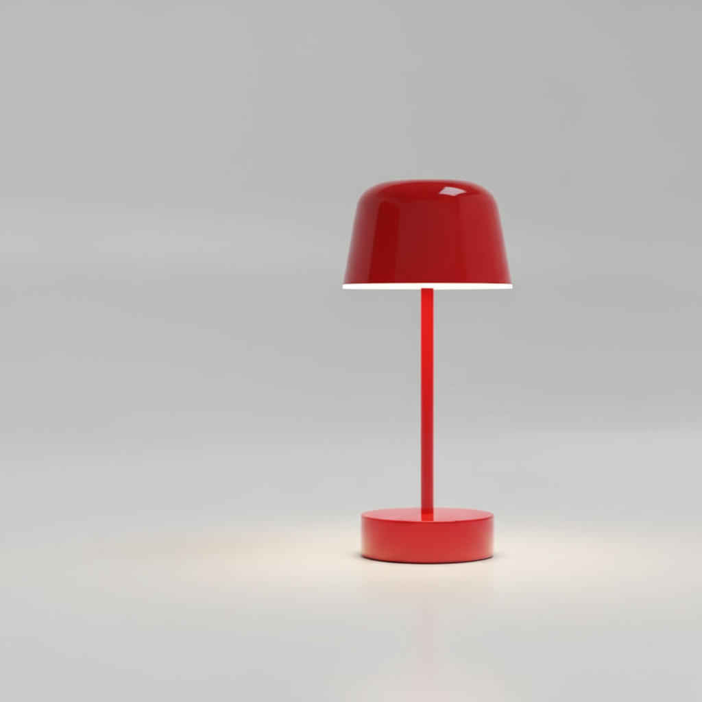 Modern Metal Table Lamp with Adjustable Color Temperature – Cordless
