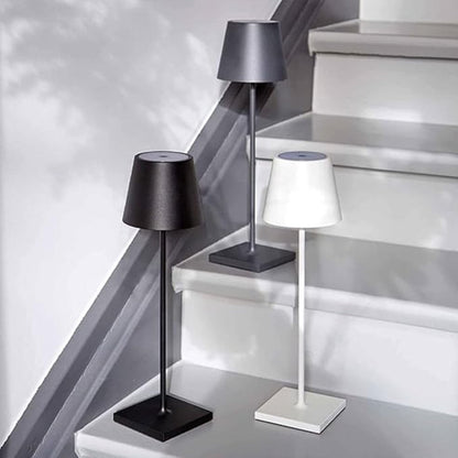 Touch Dimmer Table Lamp – Rechargeable Minimalist Design