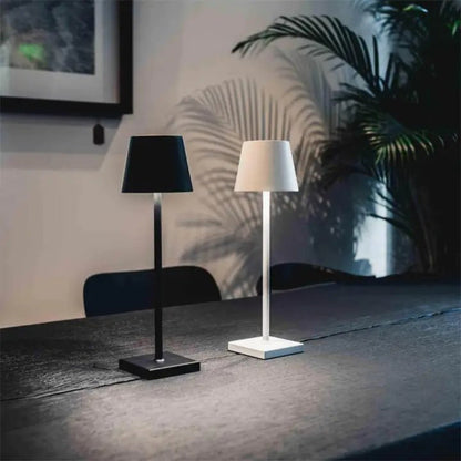 Touch Dimmer Table Lamp – Rechargeable Minimalist Design