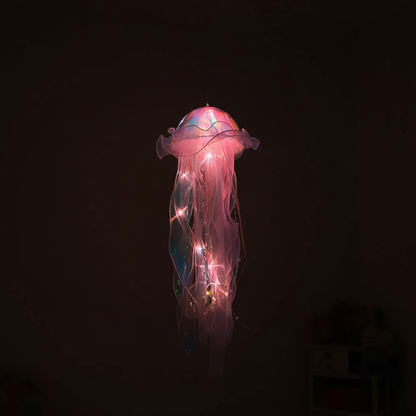 Colorful Jellyfish Pendant Light – Gentle Night Illumination for Kids