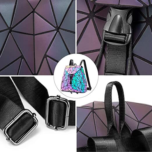 Color-Changing Reflective Backpack for Travel – Chic Everyday Use
