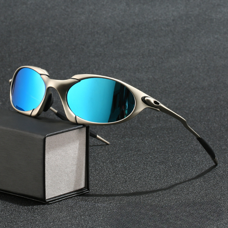 Lightweight Metal Frame Sport Sunglasses for Men – UV Protection