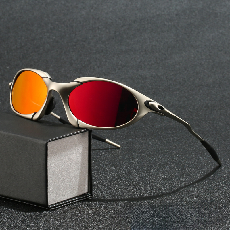 Lightweight Metal Frame Sport Sunglasses for Men – UV Protection