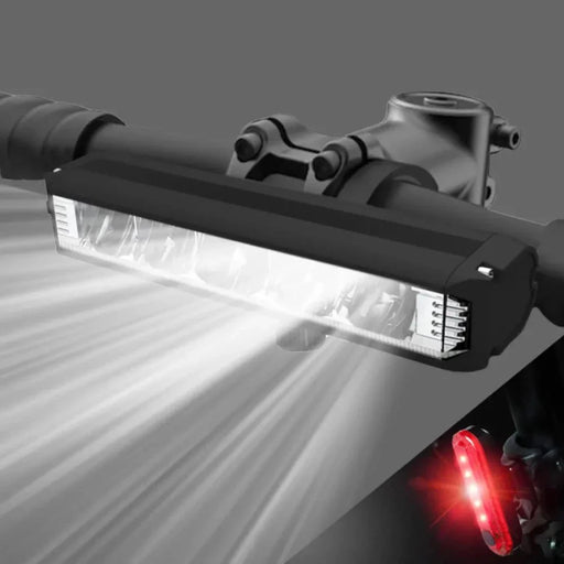 Smart LED Cycling Light with USB-C Recharge and Easy Mounting