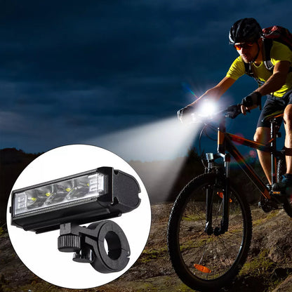 Smart LED Cycling Light with USB-C Recharge and Easy Mounting