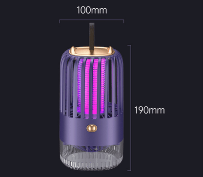 Rechargeable Mosquito Repellent Light with USB – Chemical-Free UV Lamp for Indoor and Outdoor Use, Covers 323 sq ft