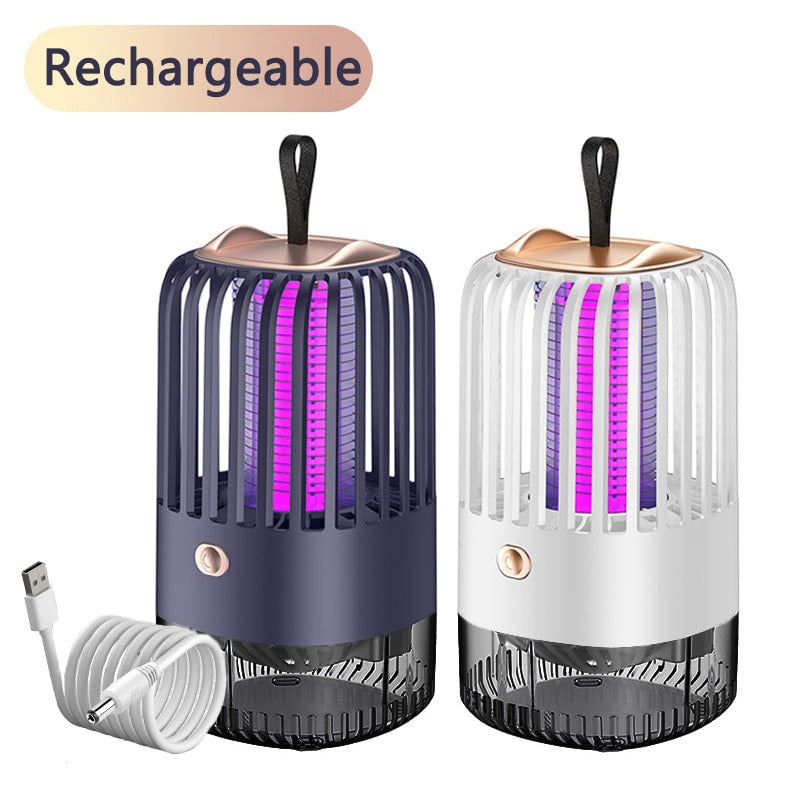 Rechargeable Mosquito Repellent Light with USB – Chemical-Free UV Lamp for Indoor and Outdoor Use, Covers 323 sq ft