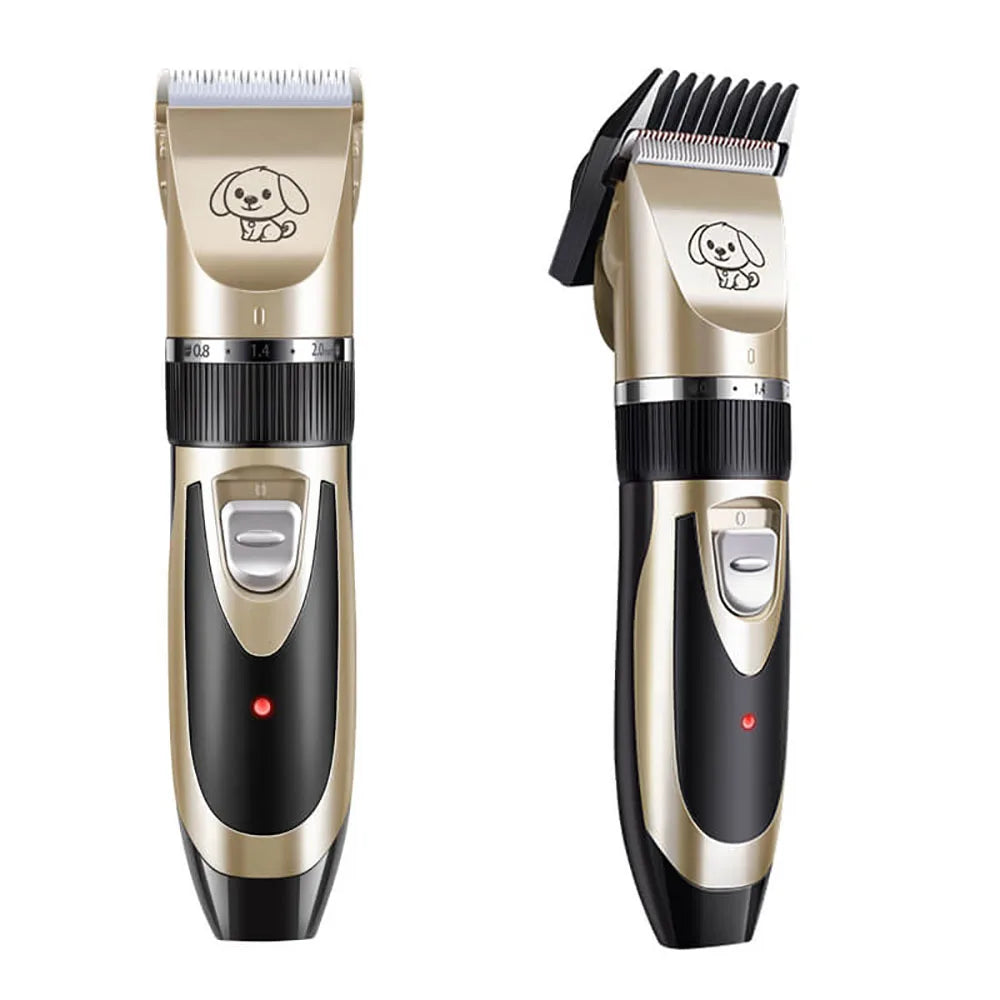 WhisperTrim Pet Grooming Kit with Quiet Motor & Adjustable Combs