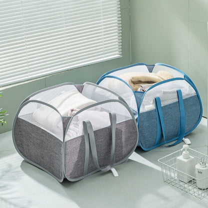 Portable Laundry Bin with Sturdy Handles for Convenient Carrying