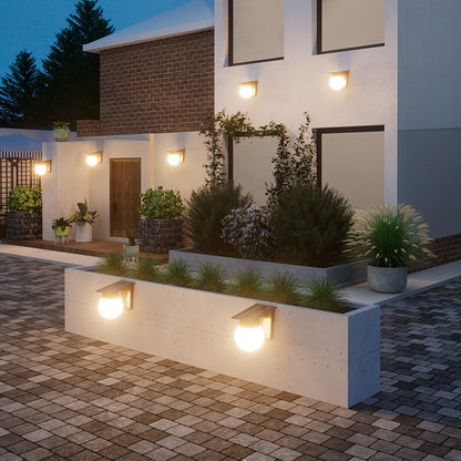 Outdoor Solar Wall Light – Weather-Resistant, Adjustable Brightness