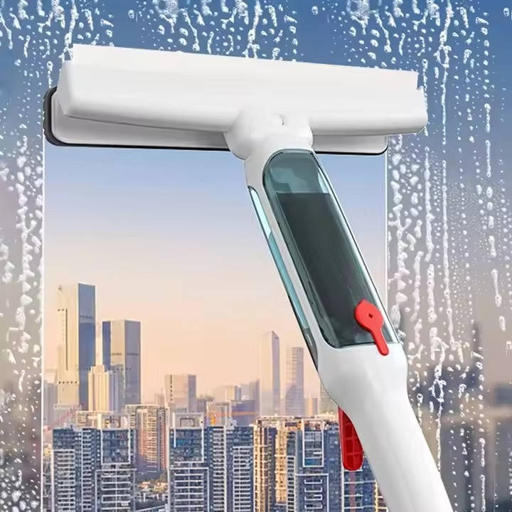 Extendable Window Cleaner with Ergonomic Grip for Streak-Free Results