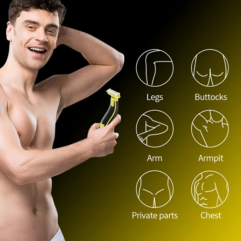 USB Type C Rechargeable Body Grooming Trimmer – Versatile Personal Care Tool