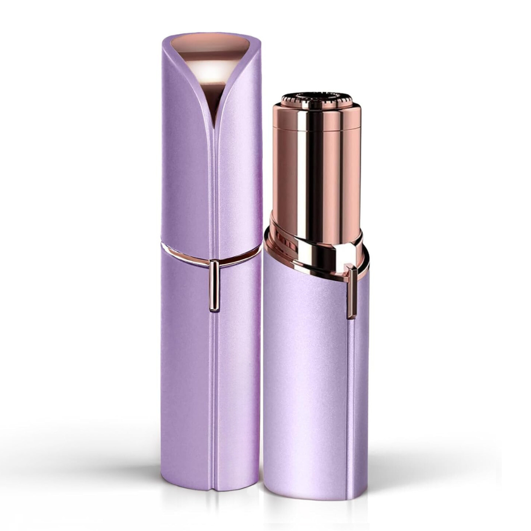 Compact Facial Hair Remover with Smooth-Glide Attachment