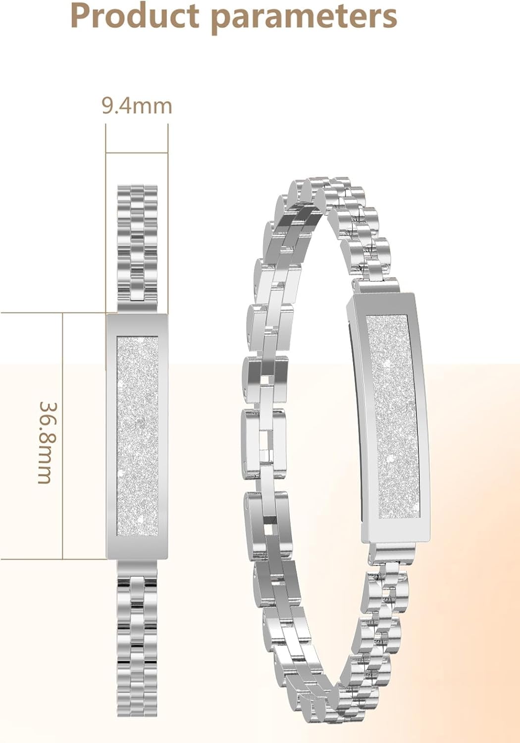 Heart Rate and Sleep Monitor Bracelet – Stylish Fitness Tracker