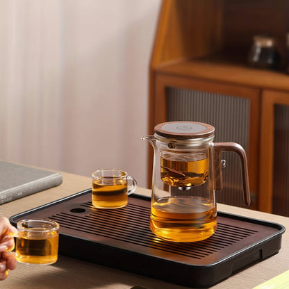 Loose Leaf Tea Glass Teapot with Infuser - Perfect for Brewing Control