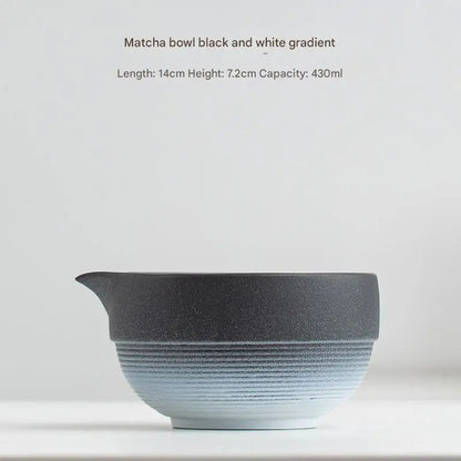 Traditional Japanese Tea Set – Handcrafted Ceramic Matcha Bowl