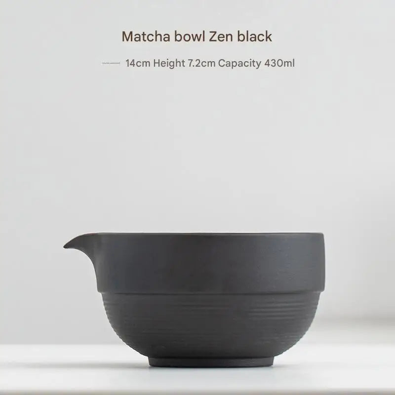 Traditional Japanese Tea Set – Handcrafted Ceramic Matcha Bowl