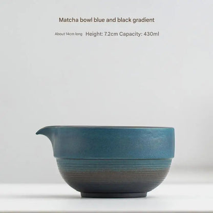 Traditional Japanese Tea Set – Handcrafted Ceramic Matcha Bowl
