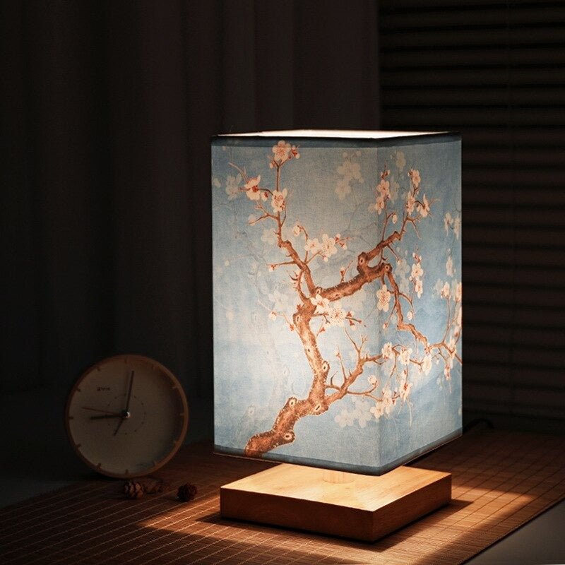 Scandinavian-Japanese Table Lamp – Elegant Design with Soft Lighting