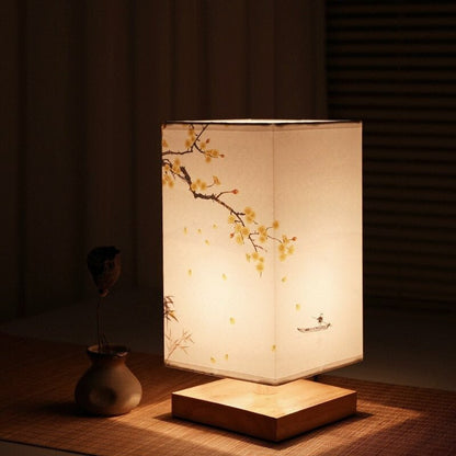 Scandinavian-Japanese Table Lamp – Elegant Design with Soft Lighting