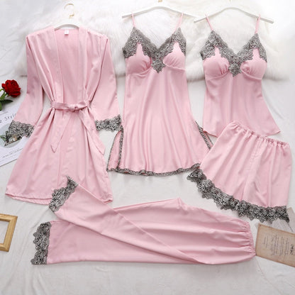Soft Satin Pajama Set for Women with Adjustable Straps – Comfort for Sensitive Skin