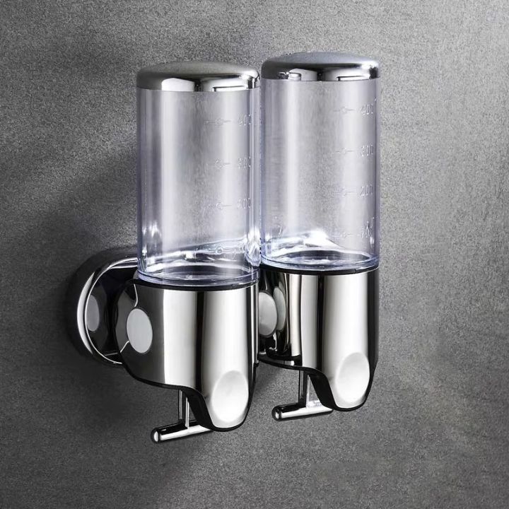 Wall-Mounted Soap Dispenser in Stainless Steel - Compact Design for Modern Bathrooms