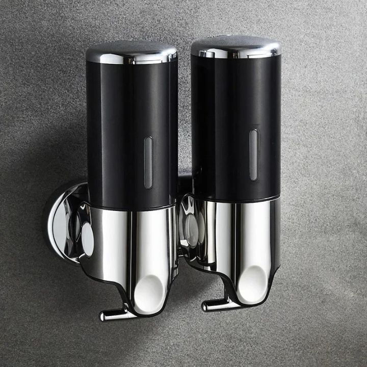 Wall-Mounted Soap Dispenser in Stainless Steel - Compact Design for Modern Bathrooms