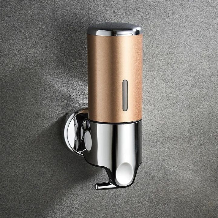 Wall-Mounted Soap Dispenser in Stainless Steel - Compact Design for Modern Bathrooms
