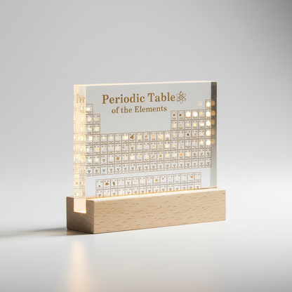 Science Decor with Interactive Tabletop Display and Ambient Lighting