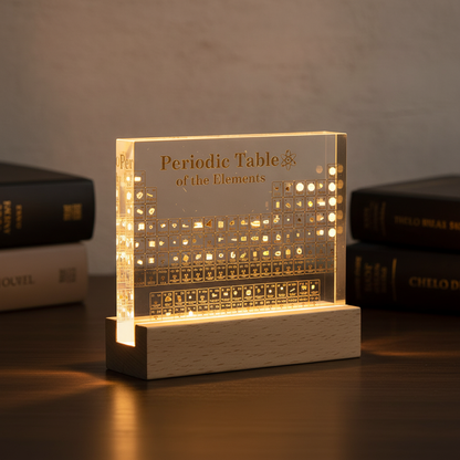 Science Decor with Interactive Tabletop Display and Ambient Lighting