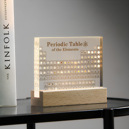 Science Decor with Interactive Tabletop Display and Ambient Lighting