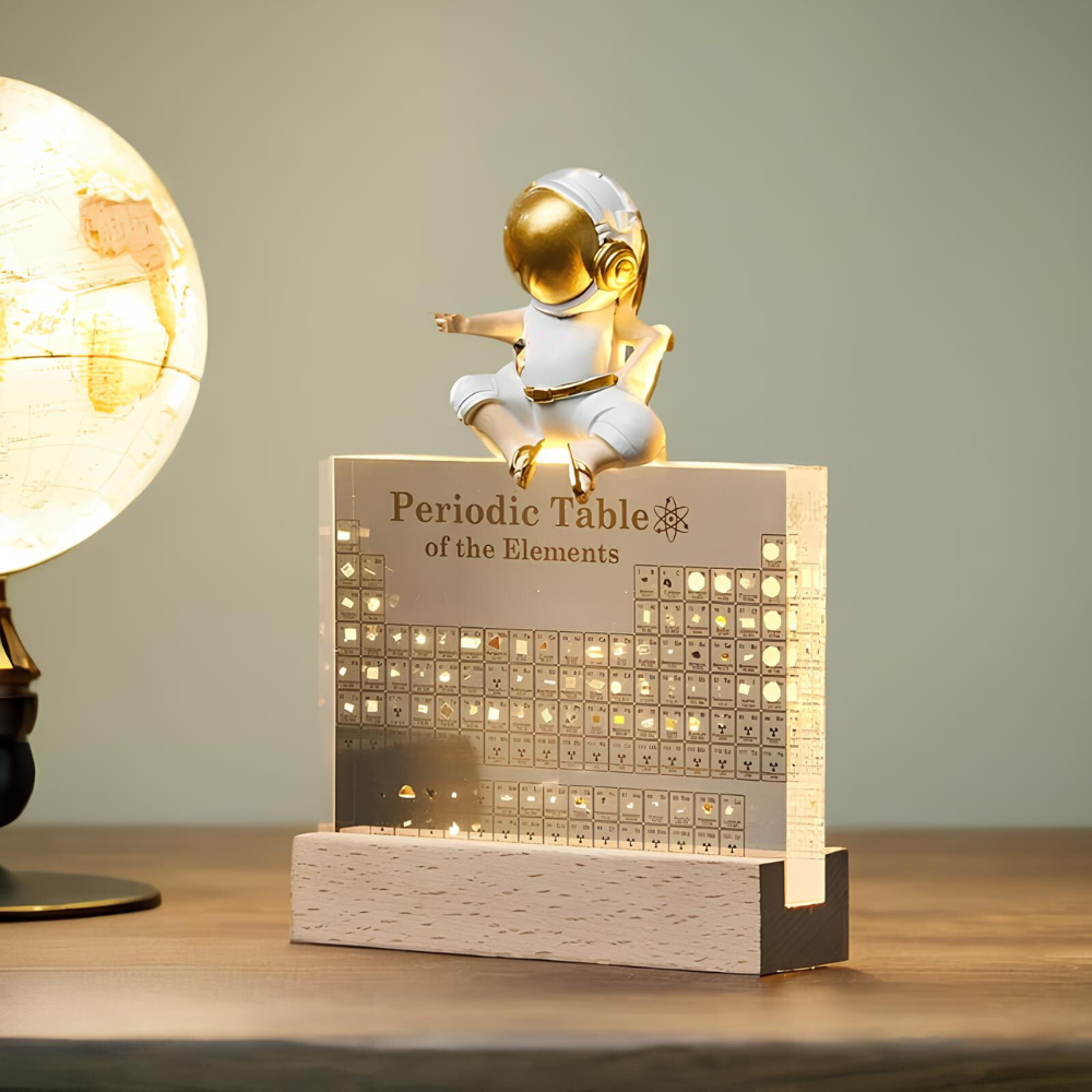 Science Decor with Interactive Tabletop Display and Ambient Lighting