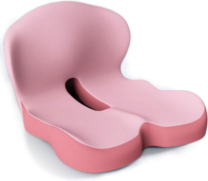 Ergonomic Comfort Cushion with Anti-Slip Base and Washable Cover