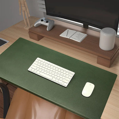 Ergonomic Desk Mat with Wrist Support – Non-Slip Leather for Gaming & Office