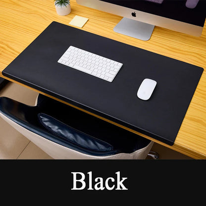 Ergonomic Desk Mat with Wrist Support – Non-Slip Leather for Gaming & Office