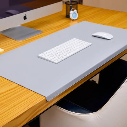 Ergonomic Desk Mat with Wrist Support – Non-Slip Leather for Gaming & Office