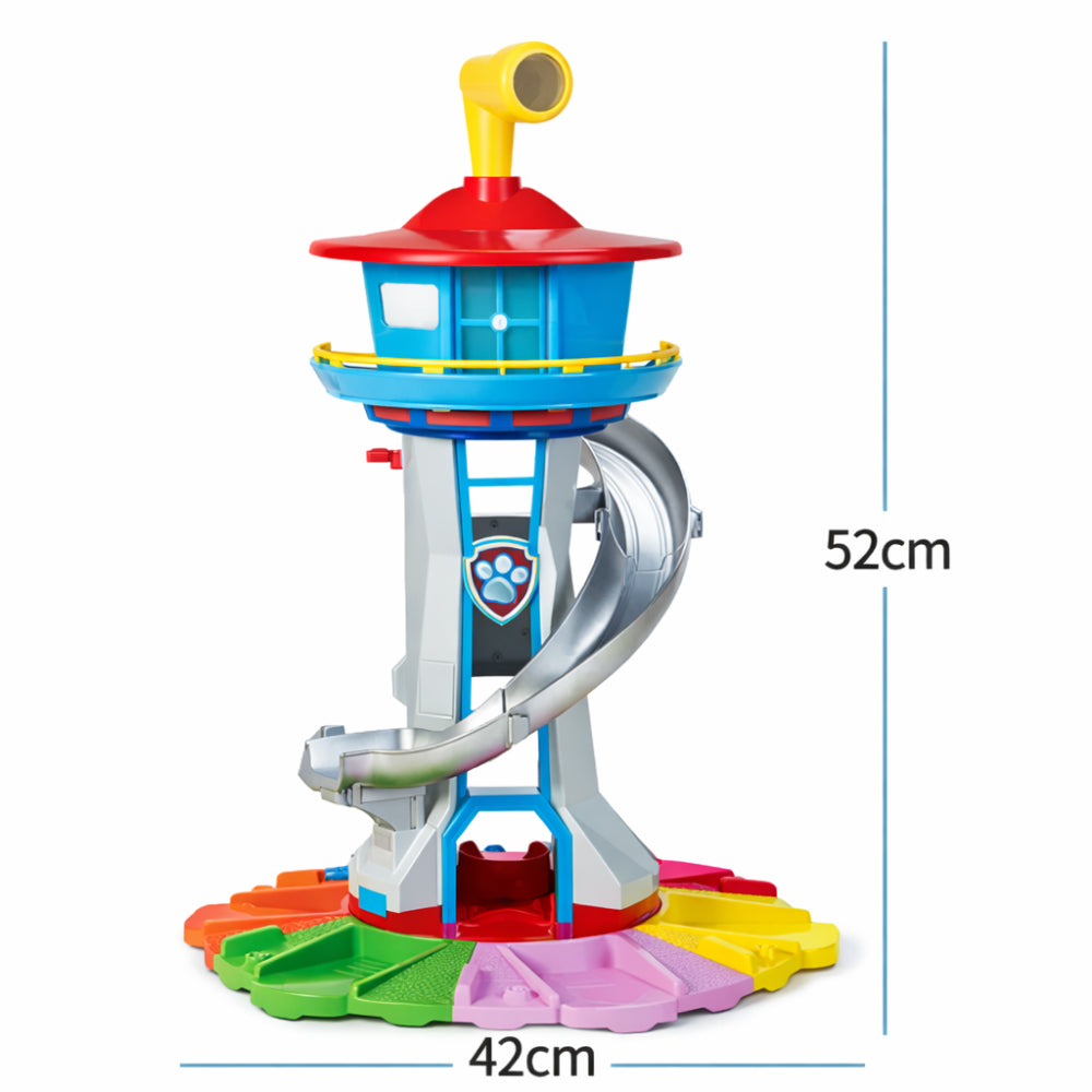 Racing Car Playset for Kids with Slide Tower – Simple Assembly for 4+