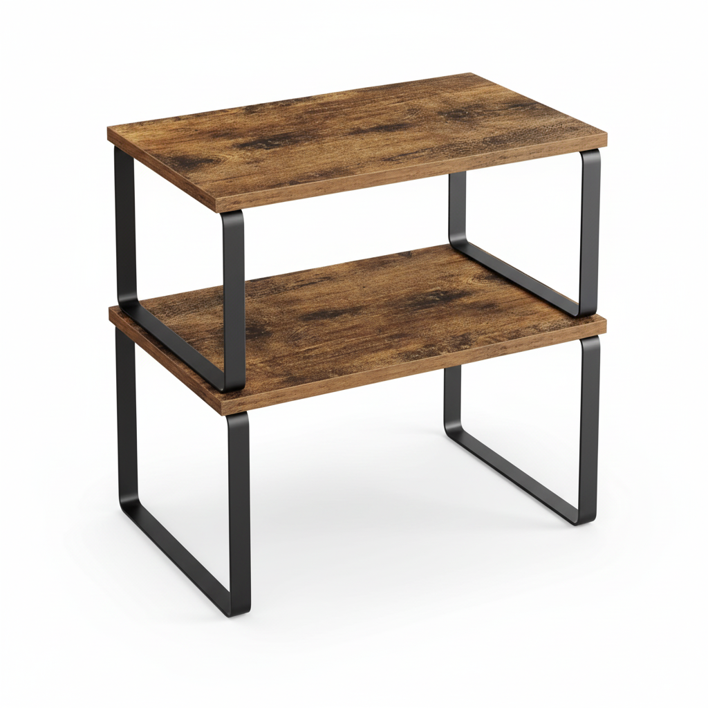 Expandable Kitchen Shelf Organizer – Stackable Storage for Neat Cabinets