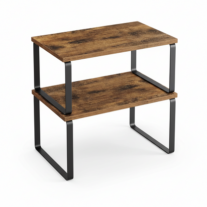 Expandable Kitchen Shelf Organizer – Stackable Storage for Neat Cabinets