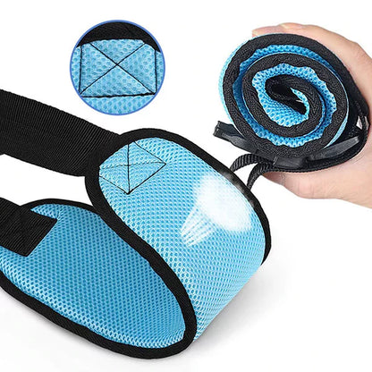 Adjustable Lap Strap Seat Belt for Wheelchairs - Breathable Mesh with Quick Release