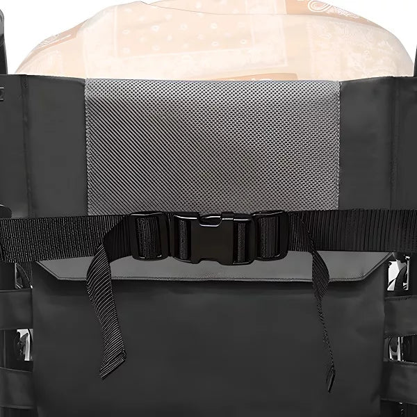 Adjustable Lap Strap Seat Belt for Wheelchairs - Breathable Mesh with Quick Release