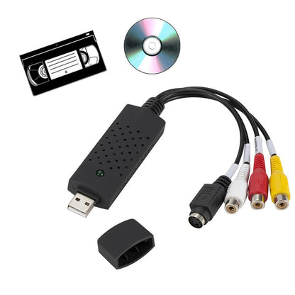 Video Capture Device for VHS Tapes and DVDs to Digital File with Editing Software