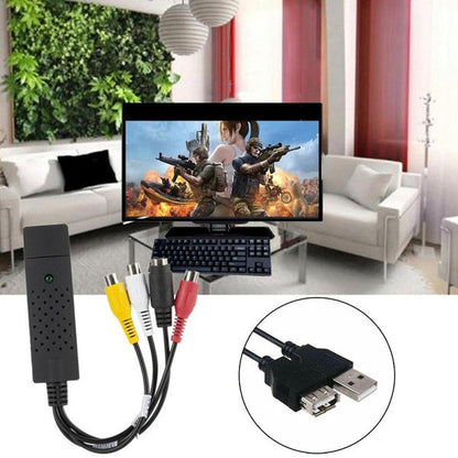 Video Capture Device for VHS Tapes and DVDs to Digital File with Editing Software